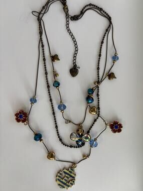 Betsey Johnson Multi Layer Nautical Necklace